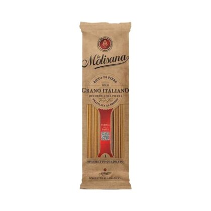 a Molisana fullkorn spaghetto quadrato pasta 500g från Italien