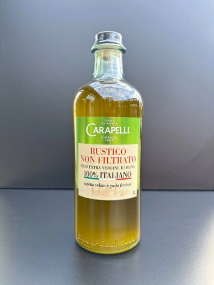 Carapelli Rustico Non Filtrato extra virgin olivolja 1 liter