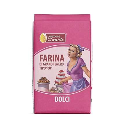 Casillo Tipo 00 mjöl för bakverk 1kg italienskt kakmjöl