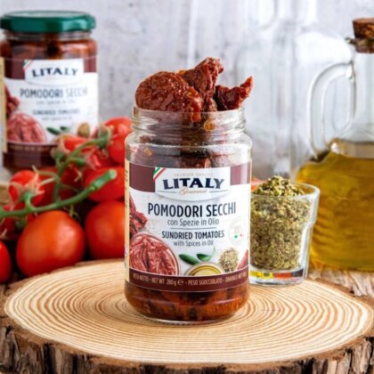 Soltorkade tomater i olja, 280 g – Litaly