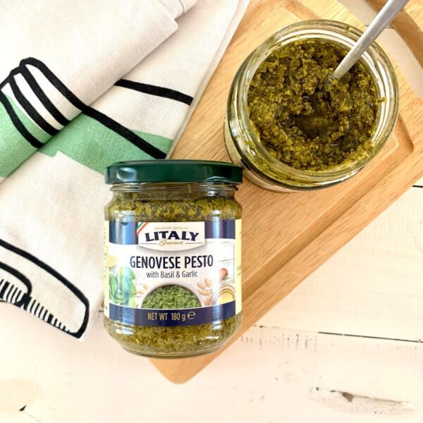 Genovese pesto med basilika och vitlök, 180 g – Litaly - Bild 3
