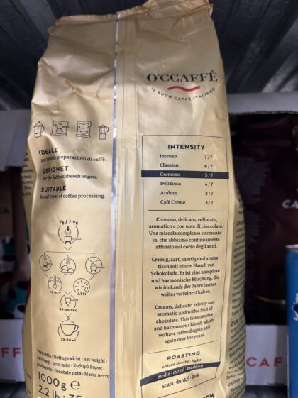Prisvärda Cremso espressobönor från Italien hos italienskdeli.se