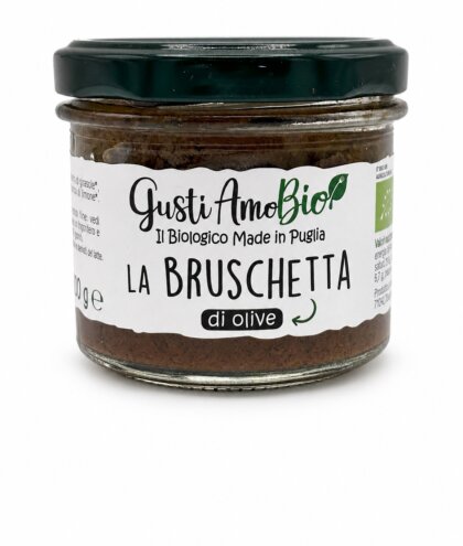 Bio Gustiamo La Bruschetta di Olive 100 g - framsida
