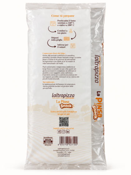 Laltrapizza La Mini Pinsa 150 g – baksida
