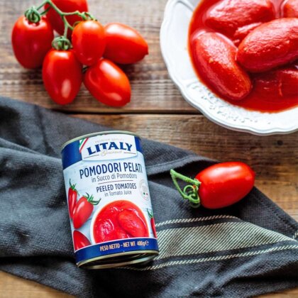 Hela skalade tomater, 400 g – Litaly
