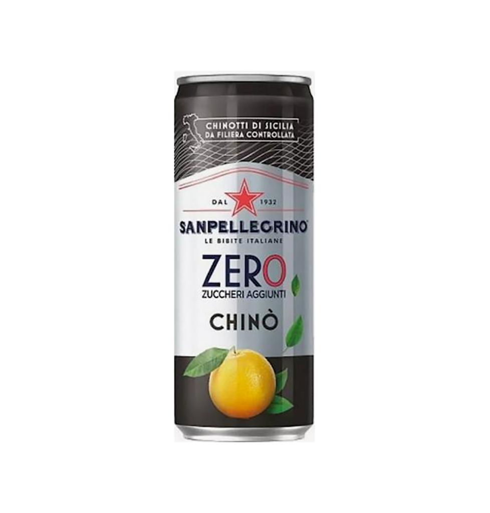 San Pellegrino Chino Zero 33 cl – italiensk sockerfri läsk